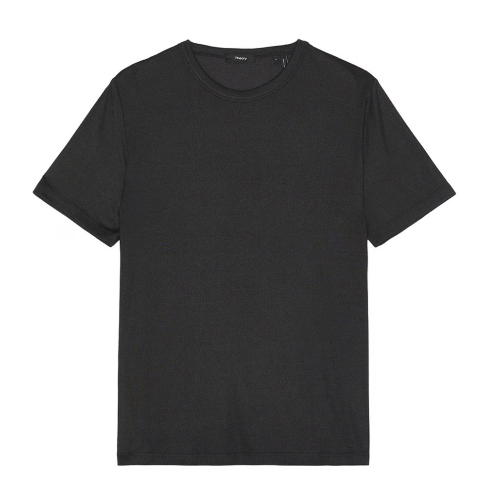 THEORY Anemone Essential Tee in Black Multi